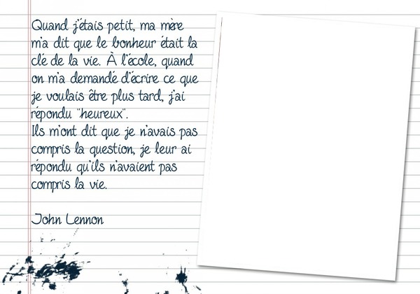 photo et texte JLennon Photomontage