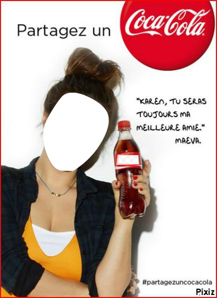 Publicité Coca Cola フォトモンタージュ