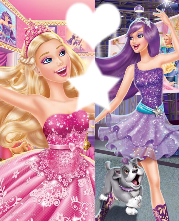 barbie a princess Valokuvamontaasi