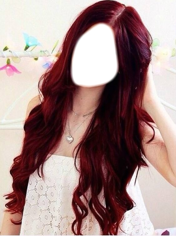 Red hair Photomontage