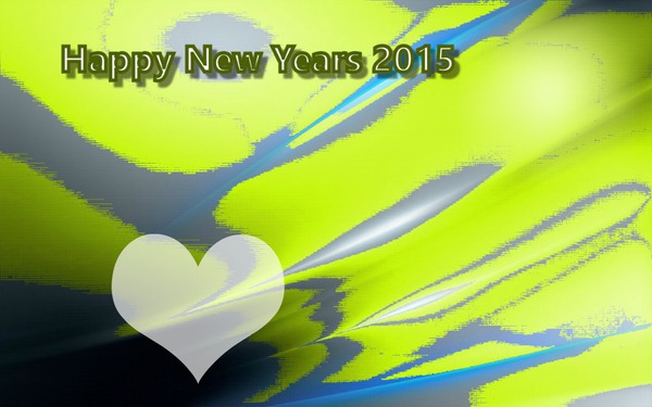 Happy New Years 2015 Photo frame effect