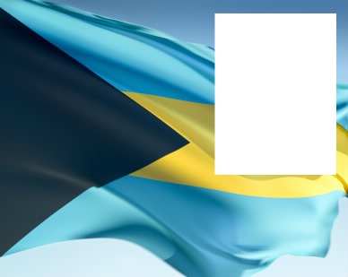 Bahamas flag Фотомонтаж