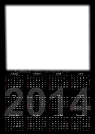 calendrier 2014 Fotomontasje