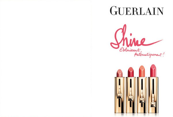 Guerlain New Lipstick Advertising Photo frame effect
