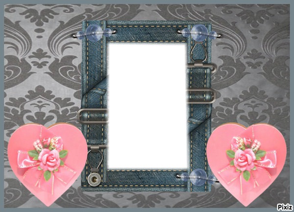 cadre jeans Photo frame effect