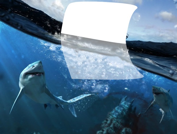 shark Fotomontaggio