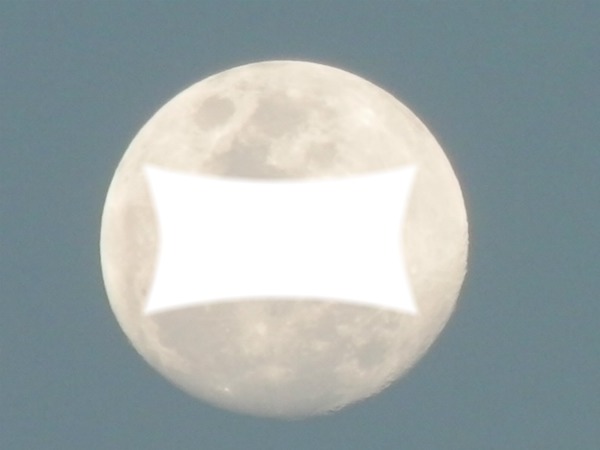 "Pleine lune" Fotomontasje