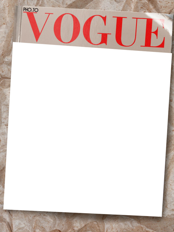 Vogue Magazine Фотомонтажа