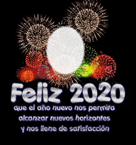 Cc feliz año 2020 Φωτομοντάζ