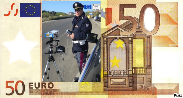 50 euro Fotomontagem