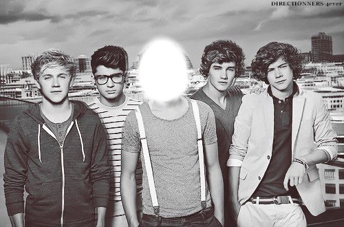 visage One Direction Fotomontáž