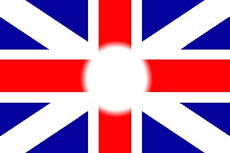 le drapeau d'engleter Fotomontaggio