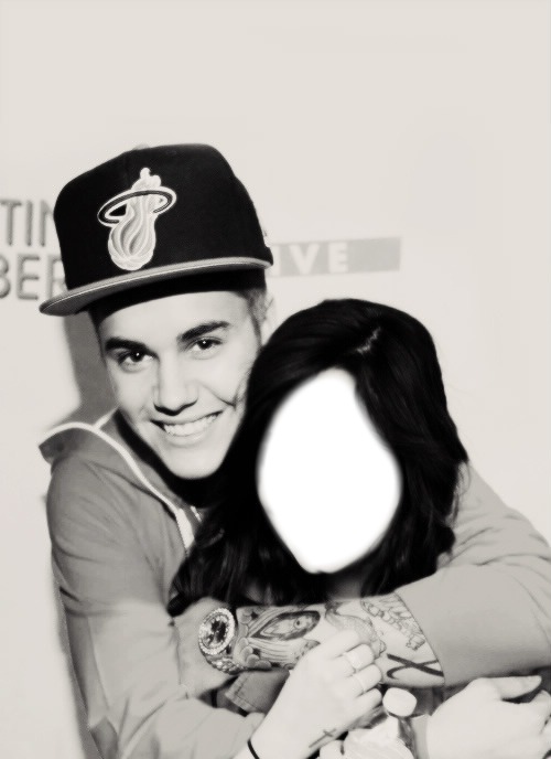 Justin Bieber and you Fotomontaža
