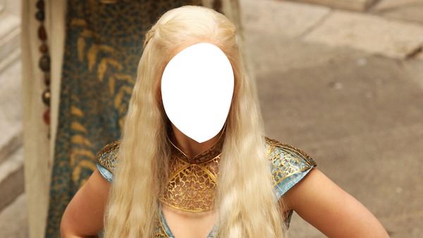 Daenerys game of thrones Montaje fotografico