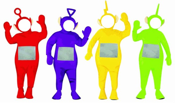 teletubbies costume Photo frame effect