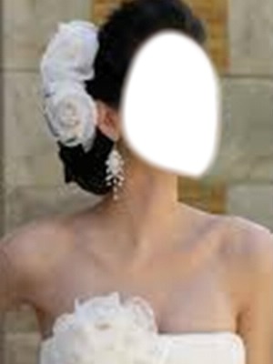 Bride Photo frame effect