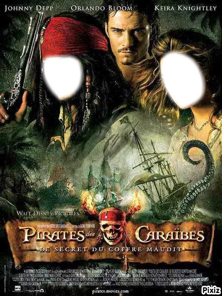 pirates des caraibes Fotomontaža