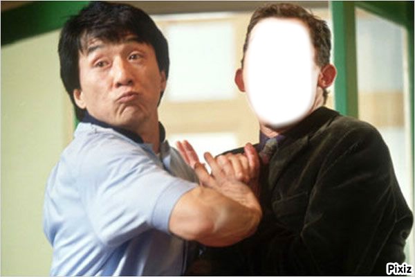 Avec Jackie Chan Photomontage