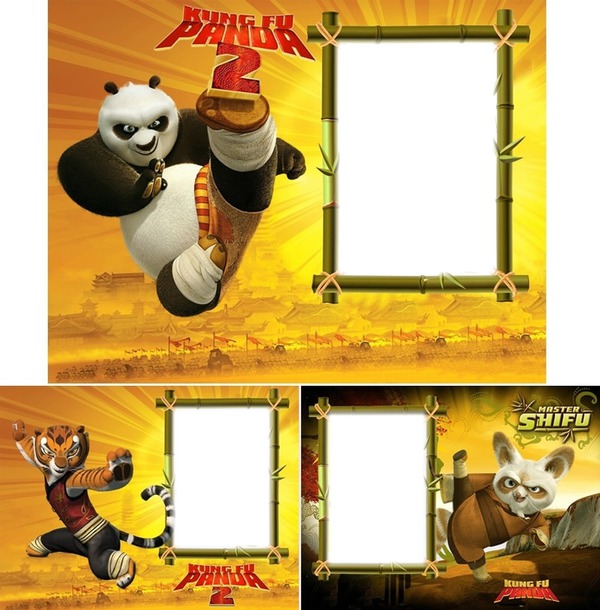 kun fu panda Fotómontázs