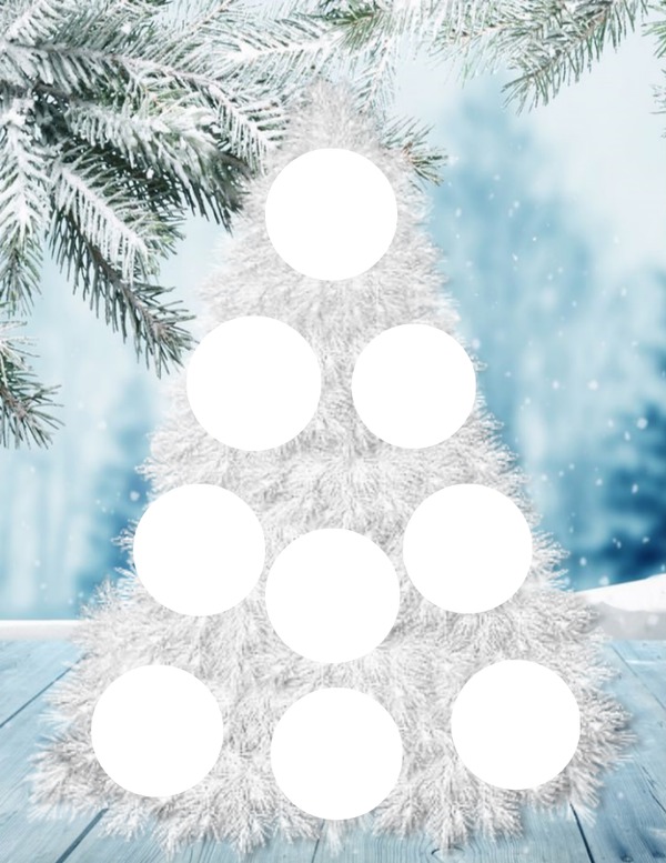christmas tree 2018 Fotomontaža