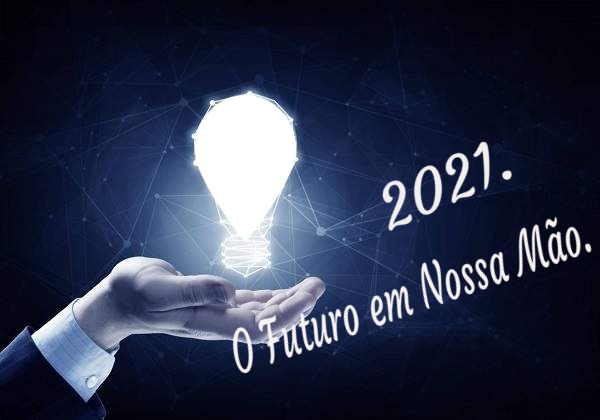 2021 O Futuro chegando Fotomontáž