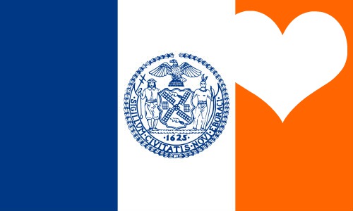 New York City Flag Valokuvamontaasi