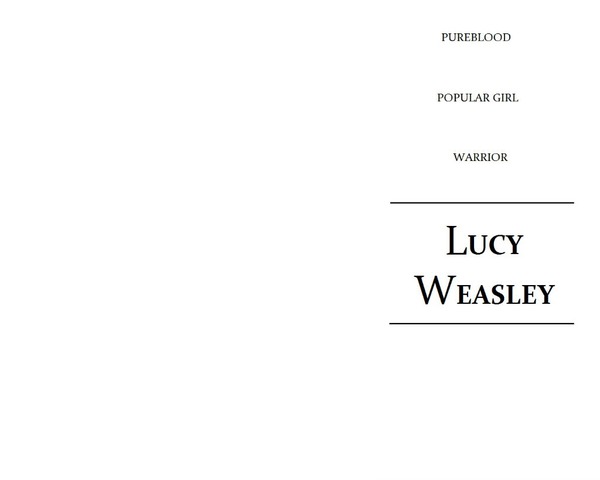 lucy Weasley Montaje fotografico