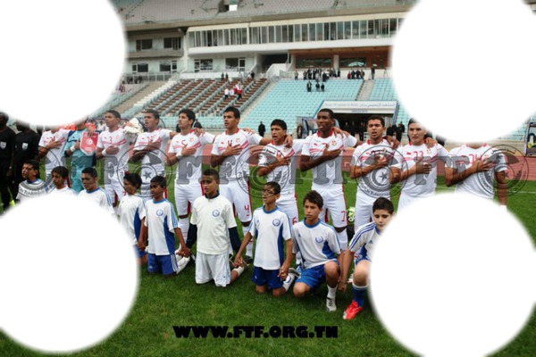 equipe national tunisien Montage photo