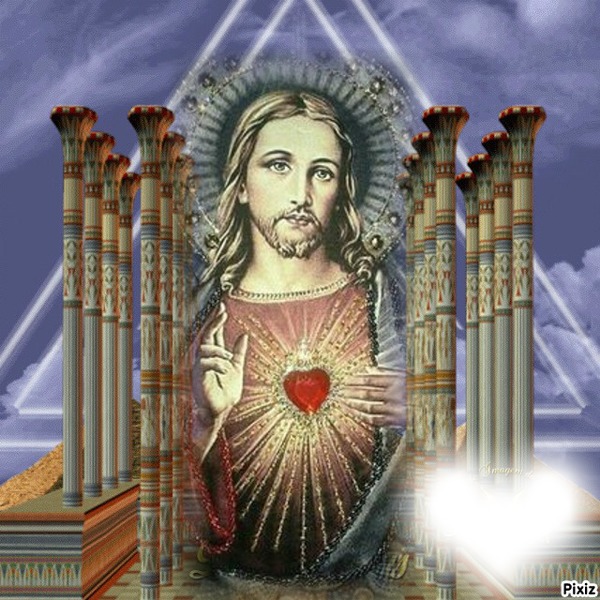JESUS CRISTO TE AMA Photomontage