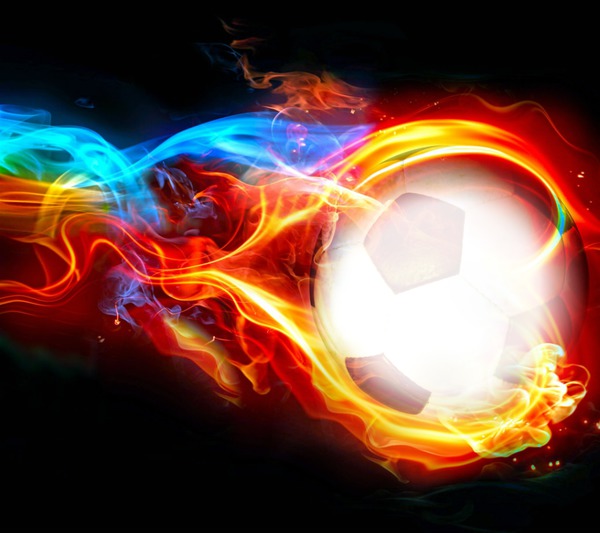 EM-Fußball Fotomontasje