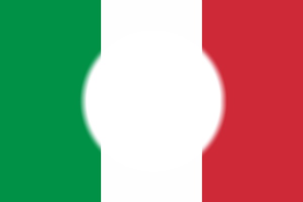Italy flag Montaje fotografico