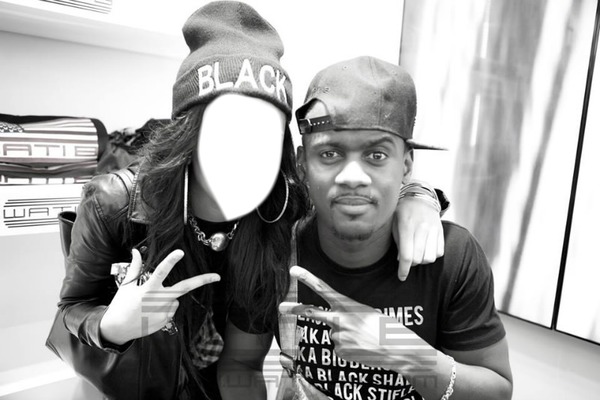 Black M et Charly Bell Fotomontage