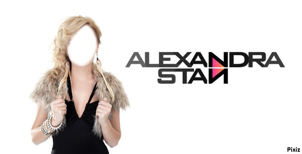 Alexandra Stan Cadre pour vous Fotomontagem