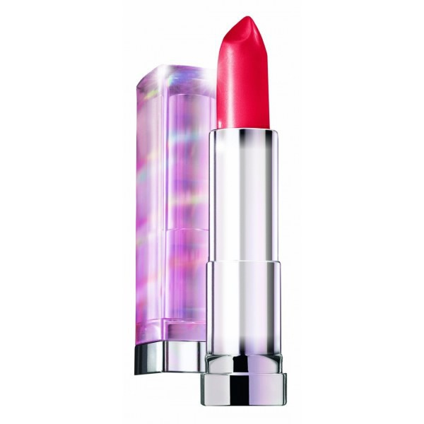 Maybelline Color Sensational Cherry Red Lipstick Photomontage
