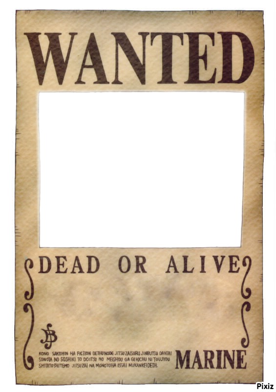 Wanted Fotomontage