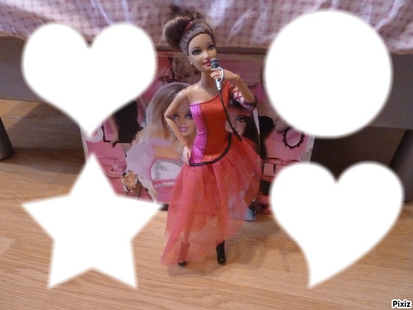Barbie girl Photo frame effect