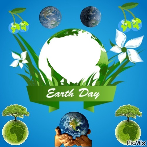 earth day Photo frame effect