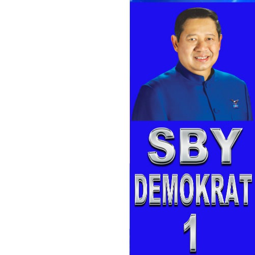 SBY FOR DEMOKRAT 1 Fotomontáž