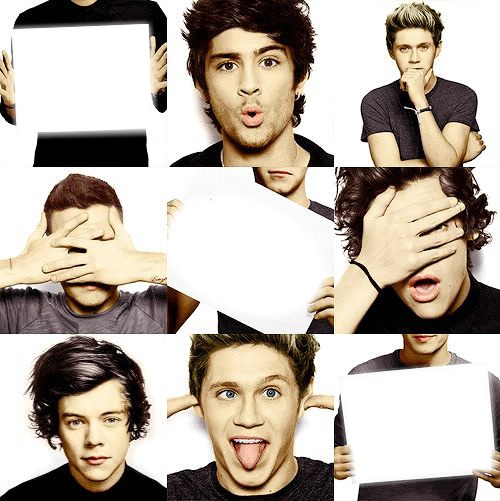 Cadre One Direction ♥ Fotomontaggio