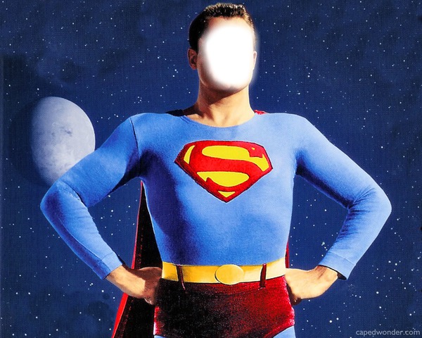 Superman Reeves Fotomontasje