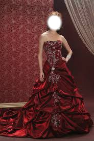 robe rouge Fotomontasje