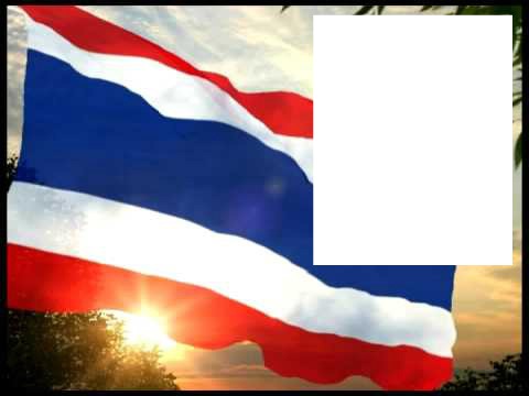Thailand flag Montage photo