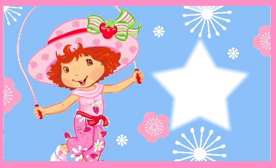 charlotte aux fraise étoile pour enfants filles Photomontage