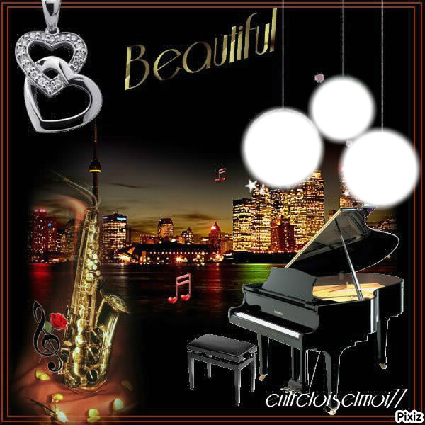 Ambiance musicale Montage photo