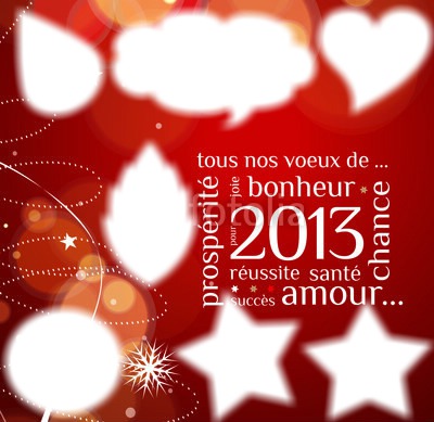 VOEUX 2013 Photo frame effect