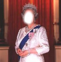 reine d'Angleterre Φωτομοντάζ