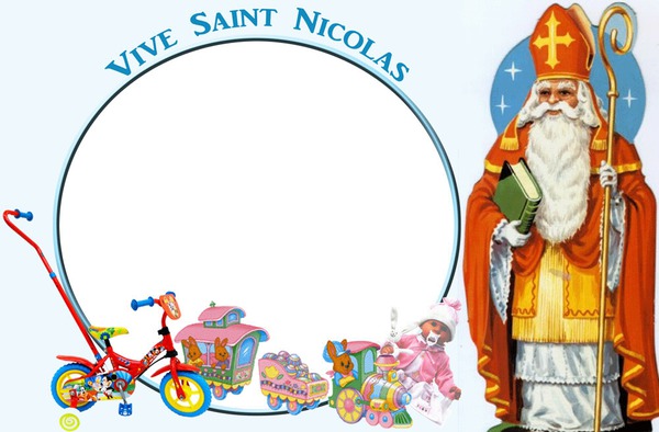 Saint Nicolas Photo frame effect