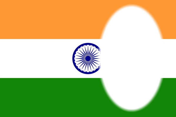 India flag Fotoğraf editörü