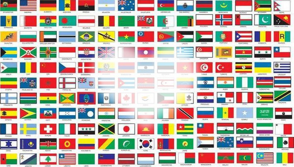 ülke bayrakları Fotoğraf editörü