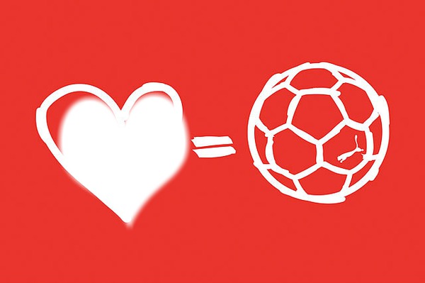 Love Futbol Montaje fotografico